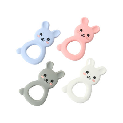 Montessori-Silikon Beißring-Ring, Silikon zahnender Toy For Children Newborn Infant