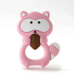 Tier-Cat Kitten Silicone Baby Beißring BPA frei für Kleinkind-Dentition