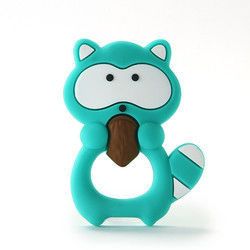 Tier-Cat Kitten Silicone Baby Beißring BPA frei für Kleinkind-Dentition