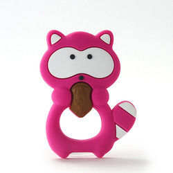 Tier-Cat Kitten Silicone Baby Beißring BPA frei für Kleinkind-Dentition