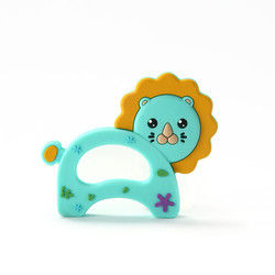 Tier-Cat Kitten Silicone Baby Beißring BPA frei für Kleinkind-Dentition