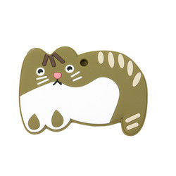 Tier-Cat Kitten Silicone Baby Beißring BPA frei für Kleinkind-Dentition