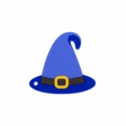 Buntes Halloween-Silikon Beißring mit Hexen-Hut-Süßigkeits-Mais-Form