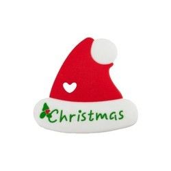 Weihnachtslebkuchen-Mann-weiches Silikon Beißring bunt für Baby-Dentition