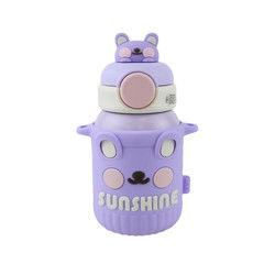 Thermosflasche-Schale des Edelstahl-550ml mit Nahrungsmittelgrad-Silikon-Abdeckung