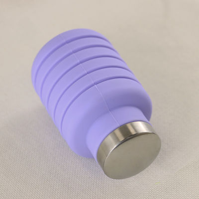 Kundenspezifischer Logo Silicone Water Bottle Foldable für Tragen das im Freien