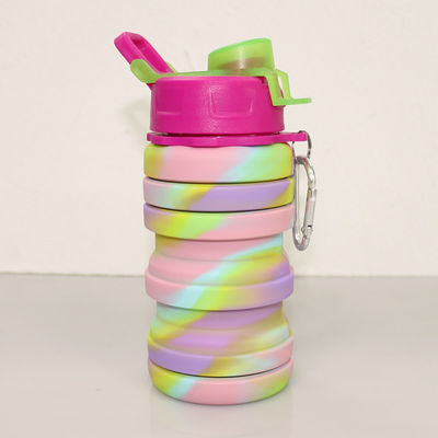 Silikon-Wasser-Flasche 500ml Eco freundliche für das Sport-Reise-Trinken