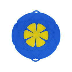 Nahrungsmittelgrad-Silikon-Pan Lid Cover Reusable With-Doppeltes hängt für das Kochen