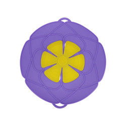 Nahrungsmittelgrad-Silikon-Pan Lid Cover Reusable With-Doppeltes hängt für das Kochen