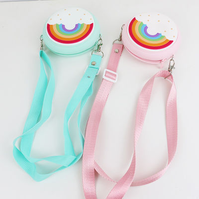 Mini Rainbow Custom Made Silicone-Umhängetasche für Kinderbaby