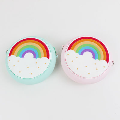 Mini Rainbow Custom Made Silicone-Umhängetasche für Kinderbaby