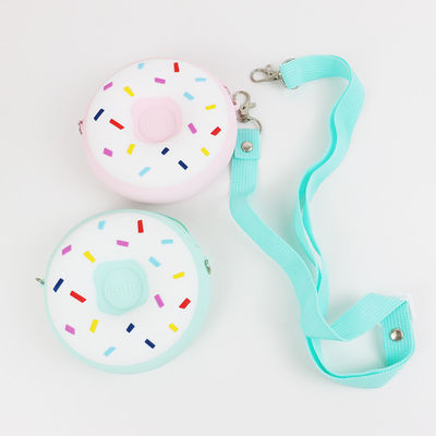 Mini Silicone Donut Shoulder Bag-wasserdichtes buntes multi Funktions