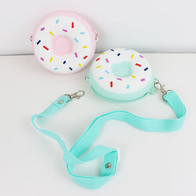 Mini Silicone Donut Shoulder Bag-wasserdichtes buntes multi Funktions