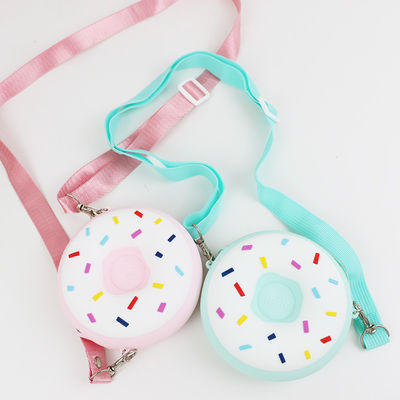 Mini Silicone Donut Shoulder Bag-wasserdichtes buntes multi Funktions