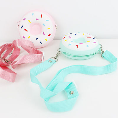 Mini Silicone Donut Shoulder Bag-wasserdichtes buntes multi Funktions