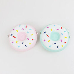 Mini Silicone Donut Shoulder Bag-wasserdichtes buntes multi Funktions