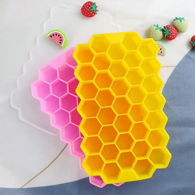 Bienenwaben-Eis-Würfel-Form BPA freie, Nahrungsmittelgrad-Gummieis-Würfel-Behälter
