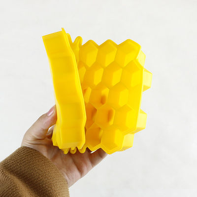 Bienenwaben-Eis-Würfel-Form BPA freie, Nahrungsmittelgrad-Gummieis-Würfel-Behälter