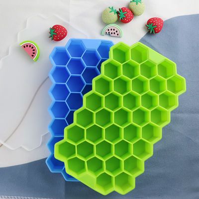 Bienenwaben-Eis-Würfel-Form BPA freie, Nahrungsmittelgrad-Gummieis-Würfel-Behälter