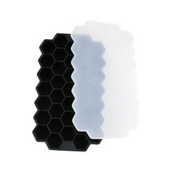 Weichgummi-Eis-Würfel-Tray With Lid Honeycomb Shape Soem PVCs freies