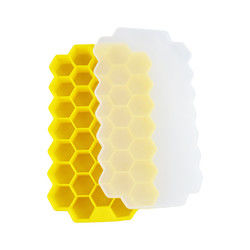 Bienenwaben-Eis-Würfel-Form BPA freie, Nahrungsmittelgrad-Gummieis-Würfel-Behälter
