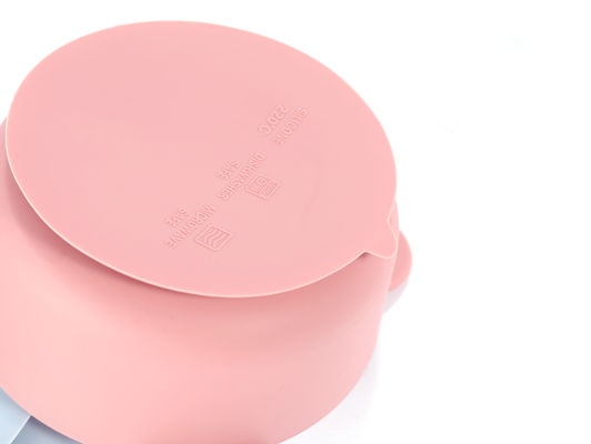 Nette Nahrungsmittelgrad-Silikon-Schüssel stellte wasserdicht für die Baby-Fütterung ein