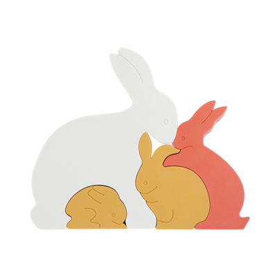 Bunny Rabbit Silicone Toddler Jigsaw-Puzzlespiel Eco freundlich für Baby