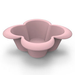 Blumen-Form-Silikon-Schüssel stellte unzerbrechlich für Baby-Kinderernährung ein