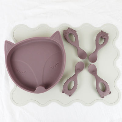 Drucken Baby-Kleinkind-Silikon-nicht Beleg-Tabellen-Mat With Custom Laser Logos Debossed