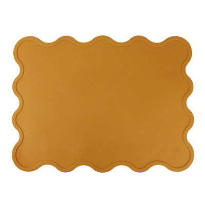 Kundenspezifisches Pantone-Farbkindersilikon setzen Matte für das Kleinkind, welches die Fütterung speist