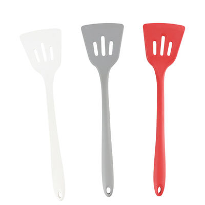 Roter Gray White Colors Silicone Kitchenware stellte Spachtel-heißen Beweis mit Panton-Farbe ein
