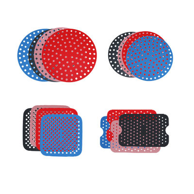 Nahrungsmittelgrad-Silikon-Luft-Bratpfanne, die Mat Nonstick Multi Color backt