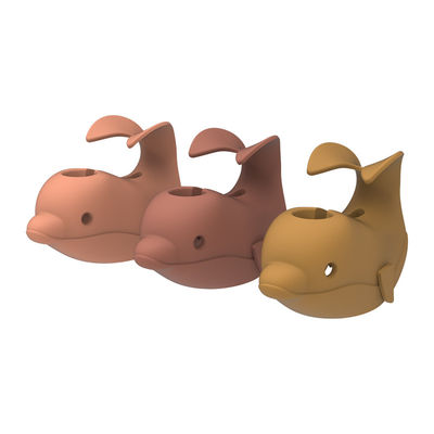 Silikon-Tierform-Badewannen-Hahnsicherheitsabdeckung sicheres Weiche für Baby