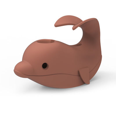 Nettes Silikon nach Maß, Badewannen-Tüllen-Abdeckung mit Nashorn-Delphin-Form