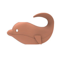 Nettes Silikon nach Maß, Badewannen-Tüllen-Abdeckung mit Nashorn-Delphin-Form