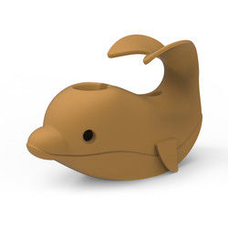 Nettes Silikon nach Maß, Badewannen-Tüllen-Abdeckung mit Nashorn-Delphin-Form