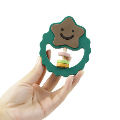 Freundliches weiches Baby-Geklapper Toy With Food Silicone Material Eco