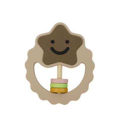 Freundliches weiches Baby-Geklapper Toy With Food Silicone Material Eco