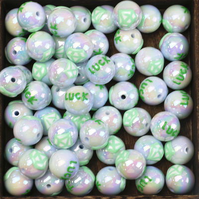 Chunky Gumball Pink Farbe Bulk Bubblegum Perlen Acryl Lose Perlen für Schmuck