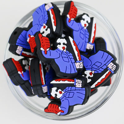 Halloween-Reihen-Silikon-fokale Perlen DIY für Pen Keychains