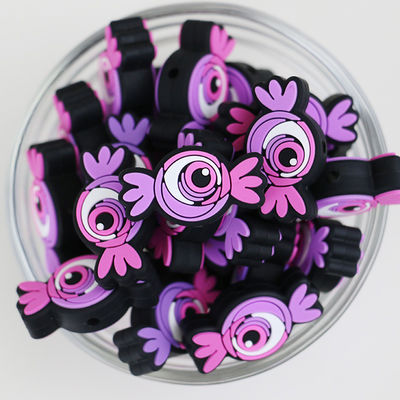 Halloween-Reihen-Silikon-fokale Perlen DIY für Pen Keychains
