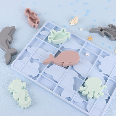 Ozean-Weltsilikon-Puzzlespiel BPA freies Eco freundlich für Kinderausbildung