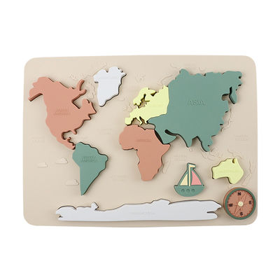 BPA-freies Silikon-Puzzle, umweltfreundlich für Kinderbildung, Silikon-Kinderkrankheiten-Puzzles