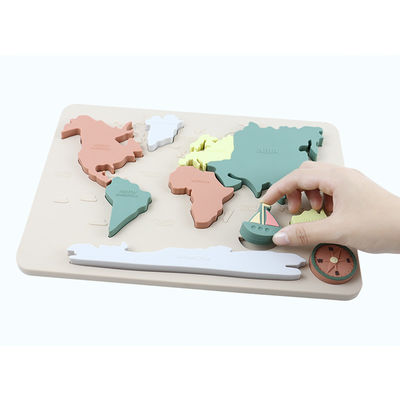 BPA-freies Silikon-Puzzle, umweltfreundlich für Kinderbildung, Silikon-Kinderkrankheiten-Puzzles