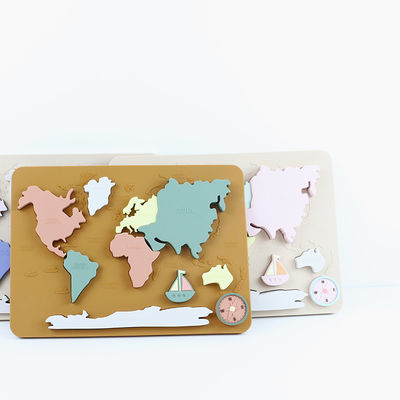 BPA-freies Silikon-Puzzle, umweltfreundlich für Kinderbildung, Silikon-Kinderkrankheiten-Puzzles