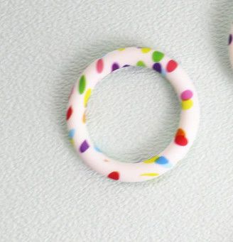 Vom Hersteller individuell bedruckte Design-Vollfarben auf allen Ringperlen für Schlüsselanhänger-Dekorationen