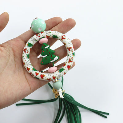 Vom Hersteller individuell bedruckte Design-Vollfarben auf allen Ringperlen für Schlüsselanhänger-Dekorationen