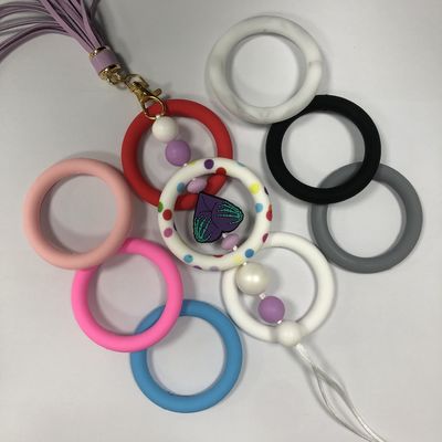 Fokale Perlen O-Ring Großhandels-PISSEN-Silikons für DIY-keychains