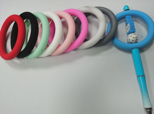 Ungiftige freie DIY Schlüsselkettendekoration des Silikons O Ring Focal Beads BPA