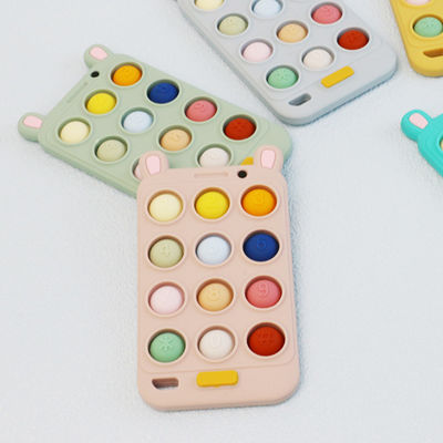 Silikon-Babyhandyform Teethers BPA freie für Komfort- und Entlastungsbaby teeths schmerzlich